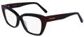 Salvatore Ferragamo SF2938LB Black / Burgundy (051) Eyeglasses - Color Image
