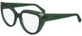 Salvatore Ferragamo SF2984 Transparent Green/Violet  (318) Eyeglasses - Color Image