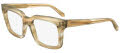 Salvatore Ferragamo SF2993 Striped Sand (279) Eyeglasses - Color Image