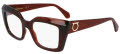 Salvatore Ferragamo SF3008 Transparent Brown (232) Eyeglasses - Color Image