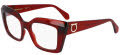 Salvatore Ferragamo SF3008 Transparent Rust (224) Eyeglasses - Color Image