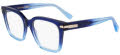 Salvatore Ferragamo SF3009 Gradient Transparent Dark Blue (415) Eyeglasses - Color Image