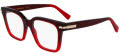 Salvatore Ferragamo SF3009 Gradient Transparent Dark Red (615) Eyeglasses - Color Image