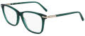 Salvatore Ferragamo SF3013 Transparent Green (317) Eyeglasses - Color Image