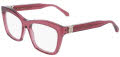 Salvatore Ferragamo SF3022 Transparent Wine (655) Eyeglasses - Color Image