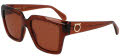 Salvatore Ferragamo SF2014S Transparent Brown (232) Sunglasses - Color Image