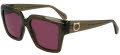 Salvatore Ferragamo SF2014S Transparent Khaki (320) Sunglasses - Color Image