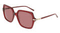Salvatore Ferragamo SF2076S Transparent Red (616) Sunglasses - Color Image
