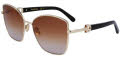 Salvatore Ferragamo SF312SR Gold / Brown Gradient (745) Sunglasses - Color Image