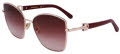 Salvatore Ferragamo SF312SR Rose Gold / Wine Gradient (773) Sunglasses - Color Image