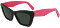 Salvatore Ferragamo SF929SN Dark Green/Peonia Pink (304) Sunglasses - Color Image