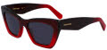 Salvatore Ferragamo SF929SN Transparent Dark Red Gradient (615) Sunglasses - Color Image