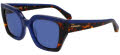 Salvatore Ferragamo SF2035S Opaline Blue / Dark Tortoise (424) Sunglasses - Color Image