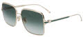 Salvatore Ferragamo SF317S Gold/Green Gradient (750) Sunglasses - Color Image