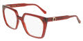 Salvatore Ferragamo SF3042E Transparent Burgundy (612) Eyeglasses - Color Image