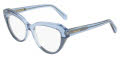 Salvatore Ferragamo SF3046 Transparent Blue/Blue (433) Eyeglasses - Color Image