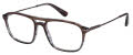 Savile Row Titanium SRO-019 Brown Horn (103) Eyeglasses - Color Image