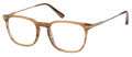 Savile Row Titanium SRO-028 Horn Gold (101) Eyeglasses - Color Image