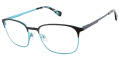 Seventy One Whitman Black/Teal Eyeglasses - Color Image