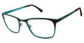 Seventy One Wilson Brown/Green Eyeglasses - Color Image