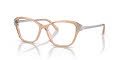 Sferoflex SF1577 Light Brown Transparent (C644) Eyeglasses - Color Image