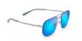 Maui Jim Shark's Cove - 605 Dove Grey / Neutral Grey Blue Hawaii blue mirror PolarizedPlus2 Lens (B605-03) Sunglasses - Color Image