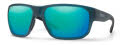 Smith Arvo Matte Pacific Crystal / ChromaPop Glass Polarized Opal Mirror (FJM61QG) Sunglasses - Color Image