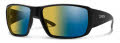 Smith Guide's Choice Matte Black / ChromaPop Glass Polarchromic Yellow Blue Mirror (01T62QG) Sunglasses - Color Image