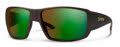Smith Guide's Choice Matte Tortoise / ChromaPop Glass Polarchromic Brown Green Mirror (N9P6278) Sunglasses - Color Image