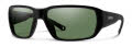 Smith Hookset Matte Black / ChromaPop Polarized Gray Green (00362L7) Sunglasses - Color Image