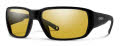 Smith Hookset Matte Black / ChromaPop Glass Polarized Low Light Yellow (00362L5) Sunglasses - Color Image