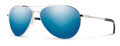 Smith Langley 2 Silver / ChromaPop Polarized Blue Mirror (01061QG) Sunglasses - Color Image