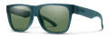 Smith Lowdown 2 CORE Matte Pacific Crystal / Polarized Gray Green (FJM56UC) Sunglasses - Color Image