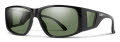 Smith Monroe Peak Black / ChromaPop Gray Green (807621H) Sunglasses - Color Image