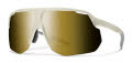 Smith Motive Matte Bone / ChromaPop Black Gold Mirror (Z1P740K) Sunglasses - Color Image