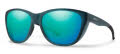 Smith Shoal Matte Pacific Crystal / ChromaPop Glass Polarized Opal Mirror (FJM58QG) Sunglasses - Color Image