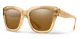 Smith Sway Champagne Crystal / ChromaPop Polarized Brown (HAM52L5) Sunglasses - Color Image