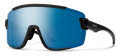 Smith Wildcat Matte Black / ChromaPop Polarized Blue Mirror (00399XX) Sunglasses - Color Image