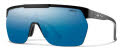 Smith XC Matte Black / ChromaPop Polarized Blue Mirror (00399XX) Sunglasses - Color Image