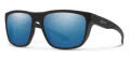 Smith Barra Matte Black / ChromaPop Glass Polarized Blue Mirror (00360QG) Sunglasses - Color Image