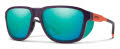 Smith Embark Purple / Cinder / Hi Viz ChromaPop Polarized Opal Mirror (83858QG) Sunglasses - Color Image