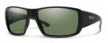 Smith Guide's Choice Matte Black ChromaPop Polarized Gray Green (00362L7) Sunglasses - Color Image