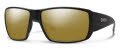 Smith Guide's Choice Matte Black ChromaPop Glass Polarized Bronze Mirror (00362QE)  Sunglasses - Color Image