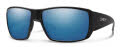 Smith Guide's Choice Matte Black ChromaPop Glass Polarized Blue Mirror (00362QG) Sunglasses - Color Image