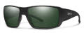 Smith Guide's Choice XL Matte Black ChromaPop Polarized Gray Green (00363L7) Sunglasses - Color Image