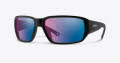 Smith Hookset Matte Black / ChromaPop Glass Polarchromic Rose Blue Mirror (003627V) Sunglasses - Color Image