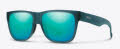 Smith Lowdown 2 Matte Pacific Crystal / Blue (FJM56QG) Sunglasses - Color Image