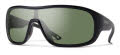Smith Spinner Matte Black ChromaPop Polarized Grey Green (00399L7) Sunglasses - Color Image