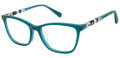 Sperry Kids Honeyrun Trans teal (c03) Eyeglasses - Color Image