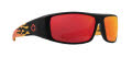 Spy Logan Matte Black Orange Flames - Happy Gray Green Red Mirror (1800000000083) Sunglasses - Color Image